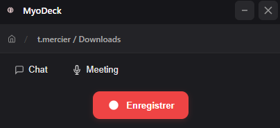 Floating recording window