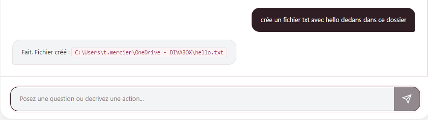 AI chat conversation example